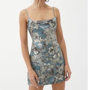 Urban Outfitters Monette Jacquard Mini Dress